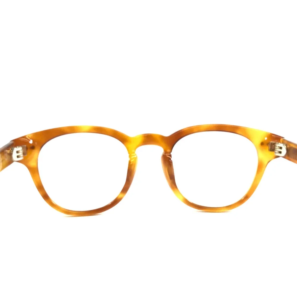 Denon Eyeglasses Frames CLAYTON 33 Light Tortoise Round Full Rim 48-22-145